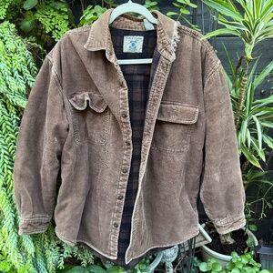 Vintage Corduroy Flannel-Lined Jacket